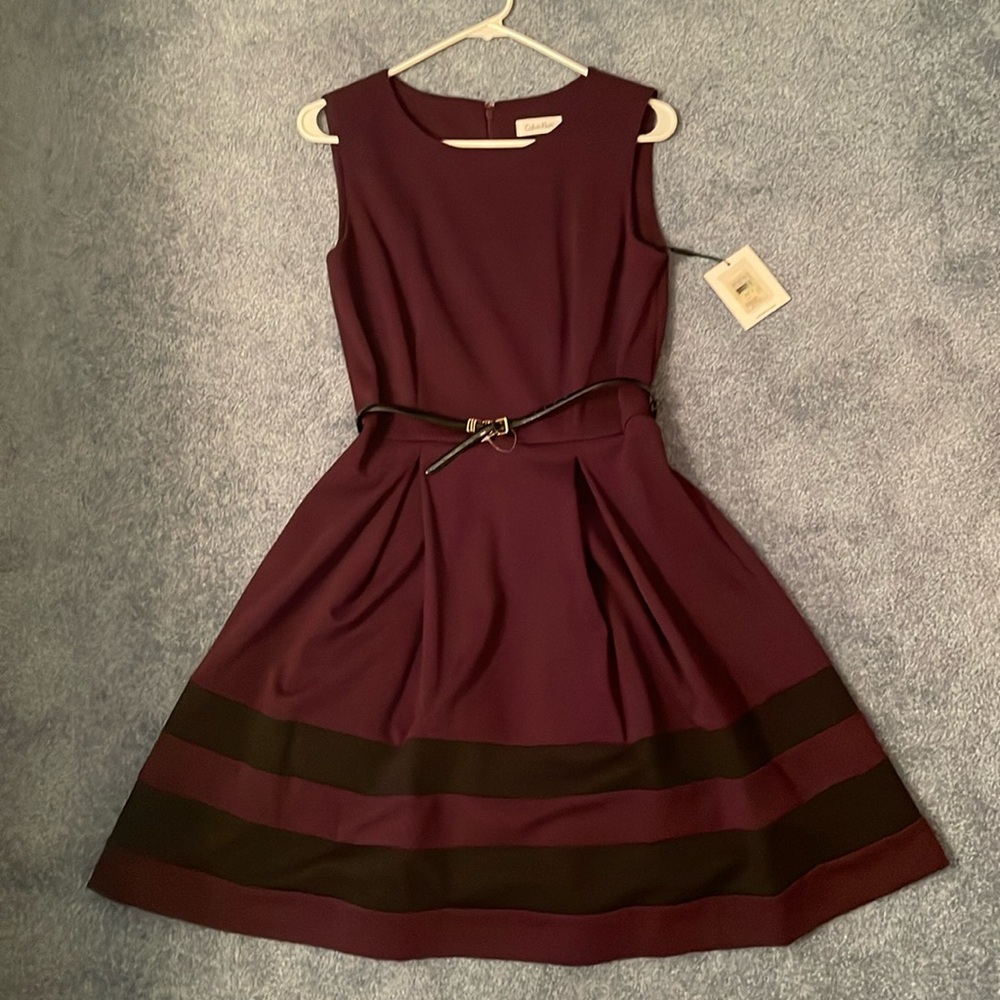 Calvin Klein purple dress new with tags